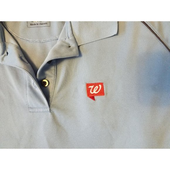 Walgreens Uniform Polo Womens size 2X short sleeve blue - Picture 4 of 9